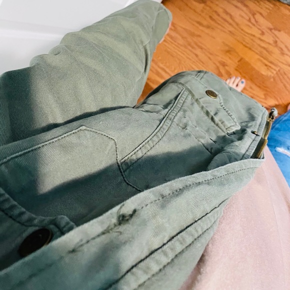 Army green jean jacket - Picture 6 of 8